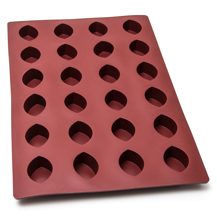 Forma silikonowa SILMAE Oval Ø 72X52X37 mm — 400X600