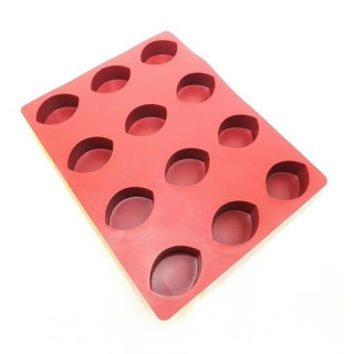 Forma silikonowa SILMAE Oval Ø 72X52X37 mm — 400X300