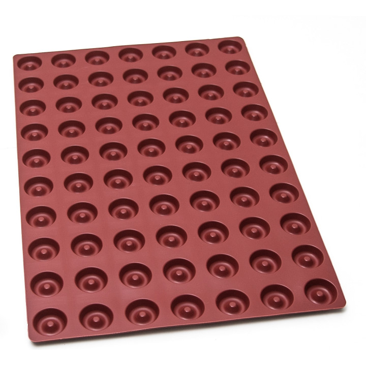 Forma silikonowa SILMAE Mini Round Savarin Ø 41X12 mm — 400X600