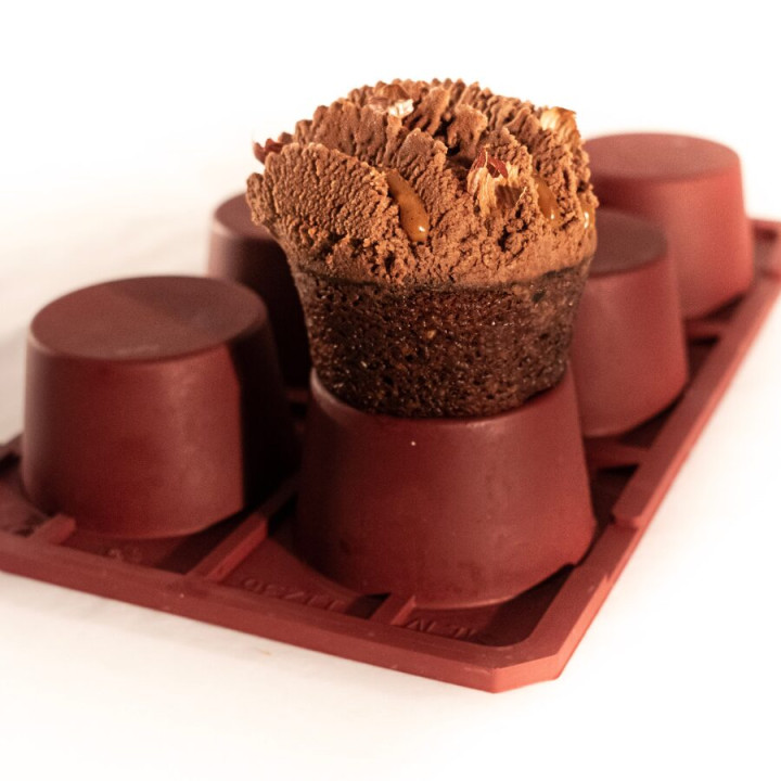 Forma silikonowa SILMAE Muffin Ø72X44 mm — 175X300