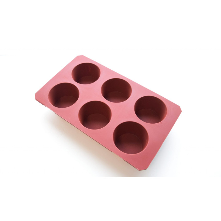 Forma silikonowa SILMAE Muffin Ø72X44 mm — 175X300