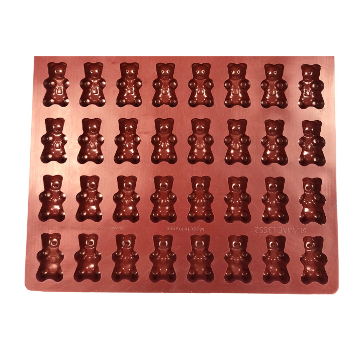 Forma silikonowa SILMAE Bear 59X35X18 mm 32A — 400X300