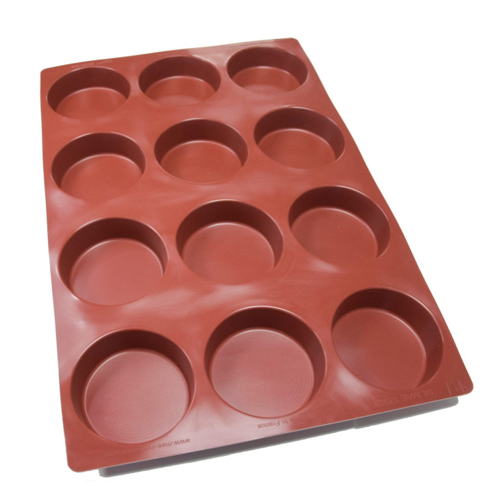Forma silikonowa SILMAE Muffin Ø115/104X35 — 400X600