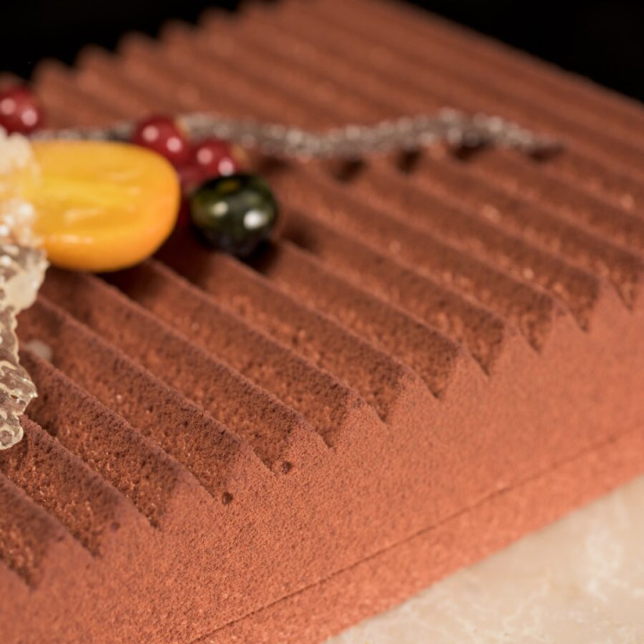 Forma silikonowa SILMAE Square With Streaks Ø 182X140X40 mm — forma indywidualna