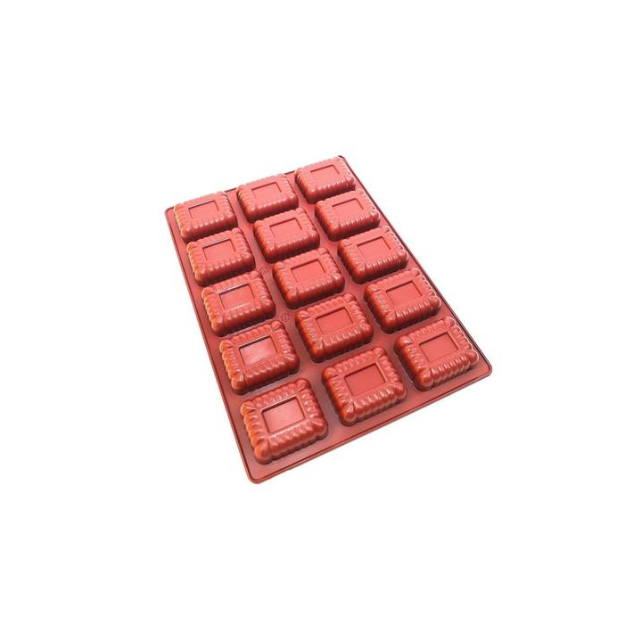 Forma silikonowa SILMAE Petit Beurre 76X61X28 mm — 400X300