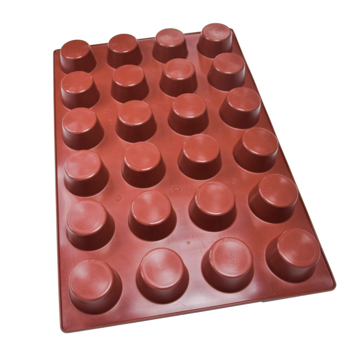 Forma silikonowa SILMAE Muffin Ø71.5/57X40 mm — 400X600