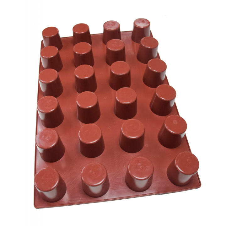 Forma silikonowa SILMAE Muffin Ø61/52X64 mm — 400X600