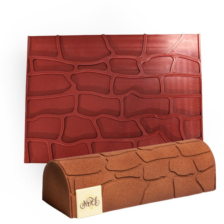 Forma silikonowa SILMAE Silicone Mat Bark Decorations 250X184.5 mm