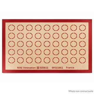 Forma silikonowa SILMAE Baking Sheet 585X385 mm - For Macarons Ø35 mm