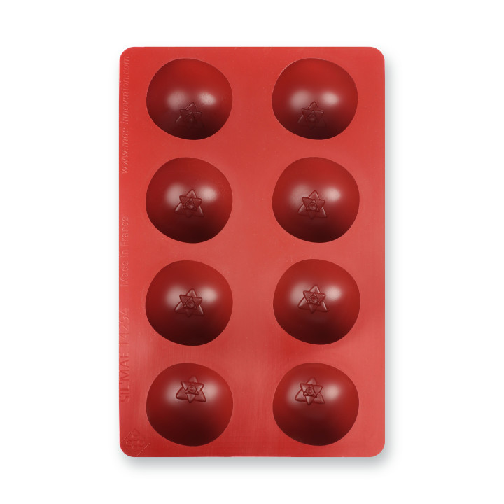 Forma sil. SILMAE Blackcurrant 63×61×45 mm — 180×280 | 4BAKE