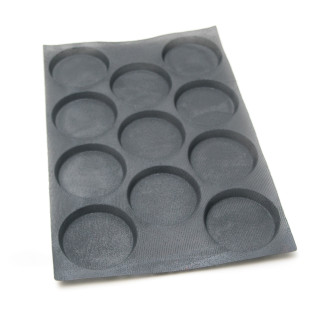 Mata do pieczenia FIBERMAE Hamburger Ø125X18 mm — 400 X 600