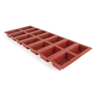 Forma SILMAE Cake 82/74×43/34×24 mm — 36 gn GN1/1 | 4BAKE