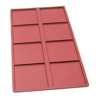 Forma silikonowa SILMAE Square 143×143×8 mm — 6 gniazd | 4BAKE