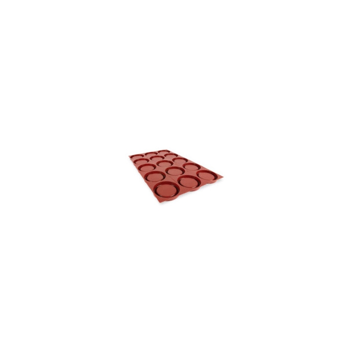 Forma silikonowa SILMAE Easy Tarte Ø90×15 — GN1/1 | 4BAKE