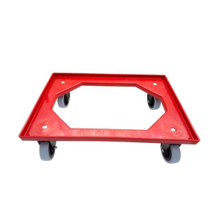 Wózek transportowy pod kosze piekarnicze 610x410 mm udźwig 250 kg z tworzywa (PP)