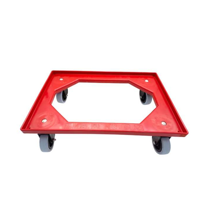 Wózek transportowy pod kosze piekarnicze 610x410 mm udźwig 250 kg z tworzywa (PP)
