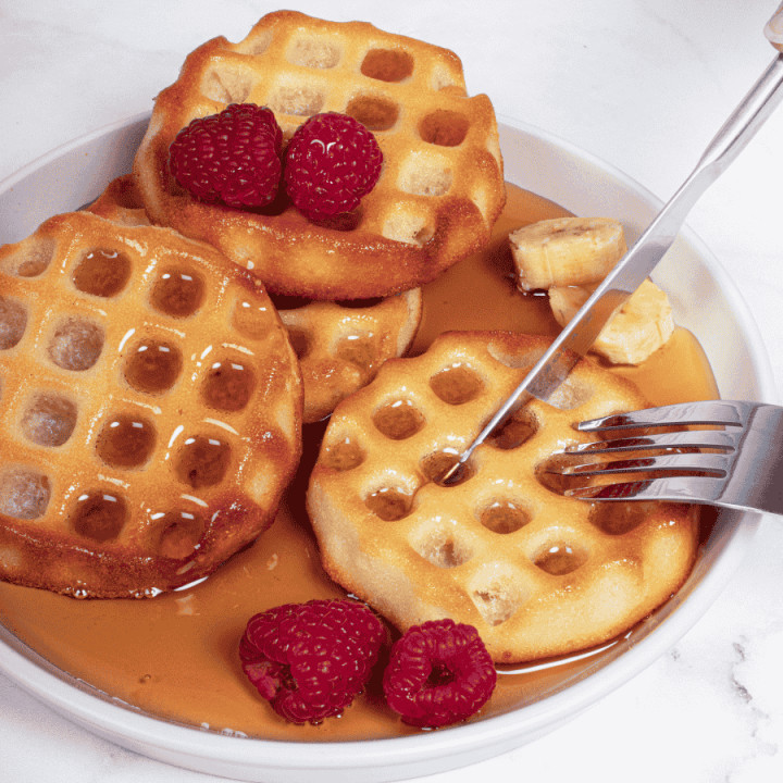 Forma silikonowa SILMAE Waffle Ø86×20 — 400×300 mm | 4BAKE