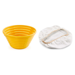 Zestaw Koszyk + Pokrowiec okrągły Ø18 cm do 500 g