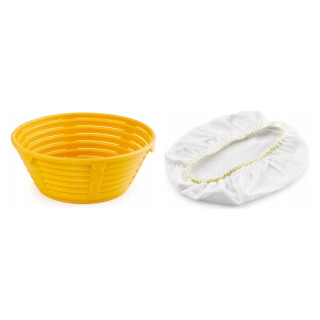 Zestaw Koszyk + Pokrowiec okrągły Ø23 cm do 1 kg