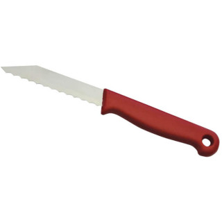 Nożyk do nacinania chleba, ostrze ząbkowane, 8 cm - kolor czer | 4BAKE