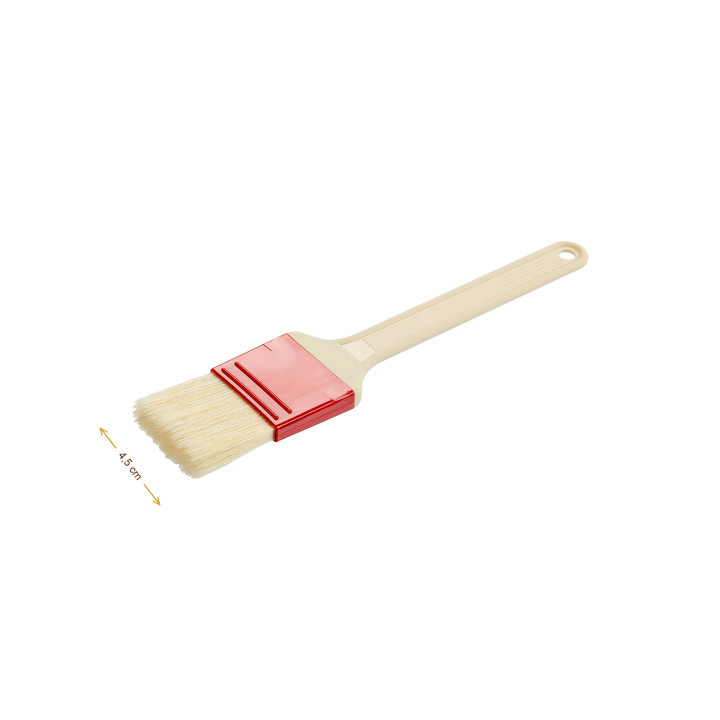 Wymiary produktu — Pędzel cukierniczy szerokość 4,5 cm włosie 4 cm naturalne włosie z tworzywa, SKU TH8300009140