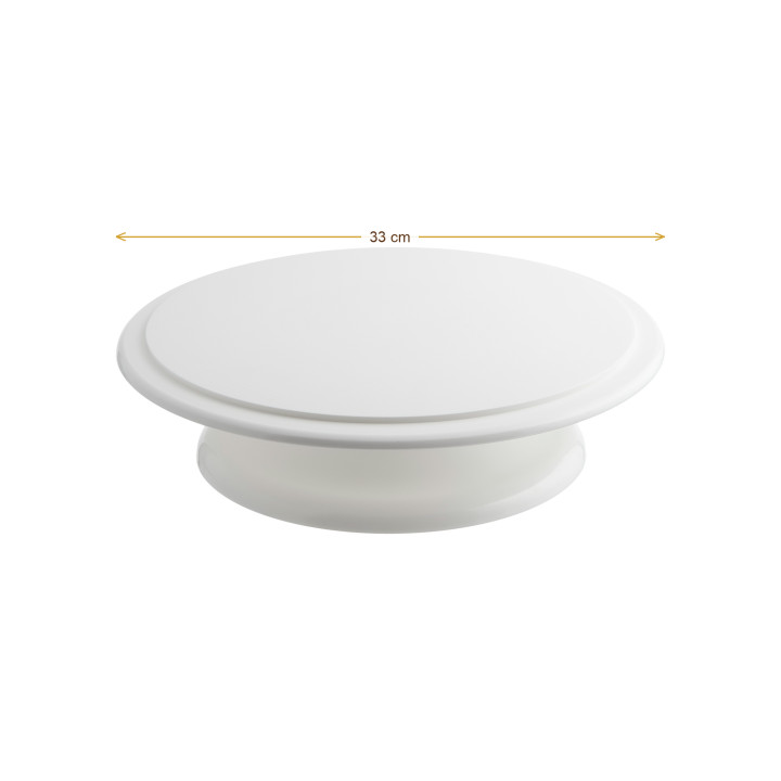 Wymiary produktu — Patera do tortów okrągła Ø33,0 cm z tworzywa ABS, SKU TH8300020012