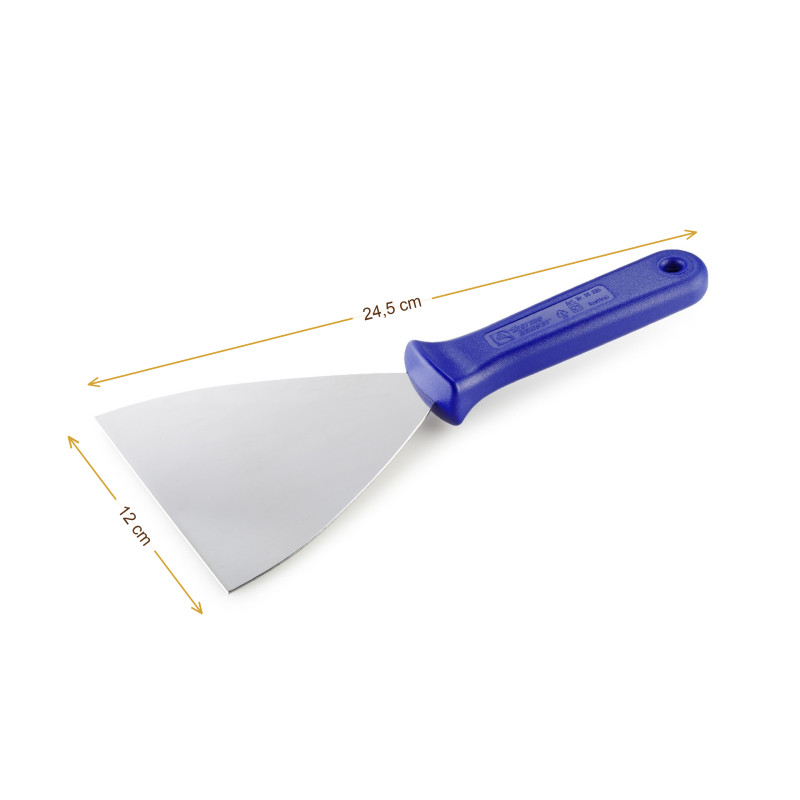 Wymiary produktu — Skrobka metalowa szpachelka szer. 12 cm Thermohauser, SKU TH3000268695