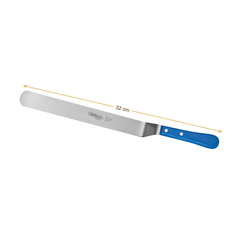 Wymiary produktu — Łopatka kątowa PROFI dł. robocza 16 cm trzonek z tworzywa (ABS) stal nierdzewna Emil Schmidt 4184, SKU ES4184