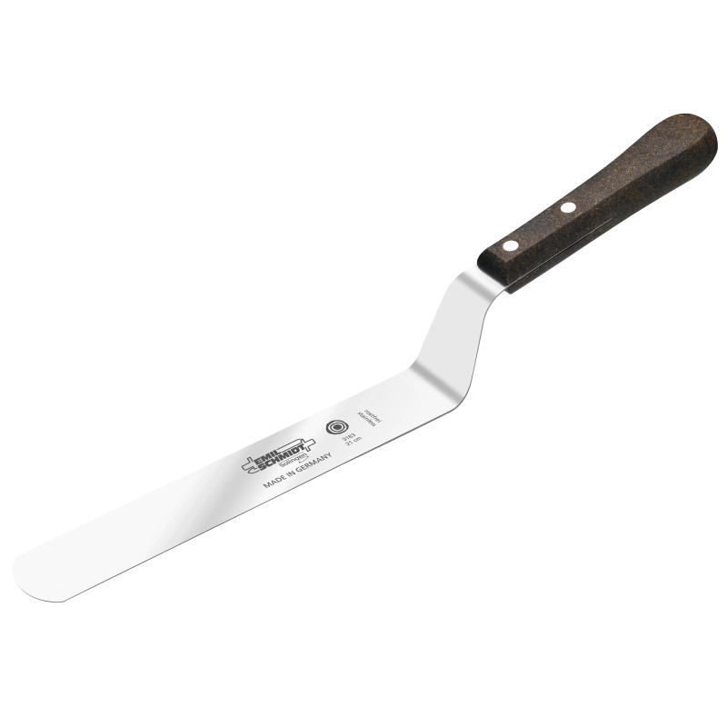 Kątowa łopatka LIGNUM 26 cm — do wyrównywania kremów na boka