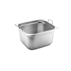 Pojemnik GN 2/3 głębokość 20,0 cm z uchwytami składanymi stal nierdzewna