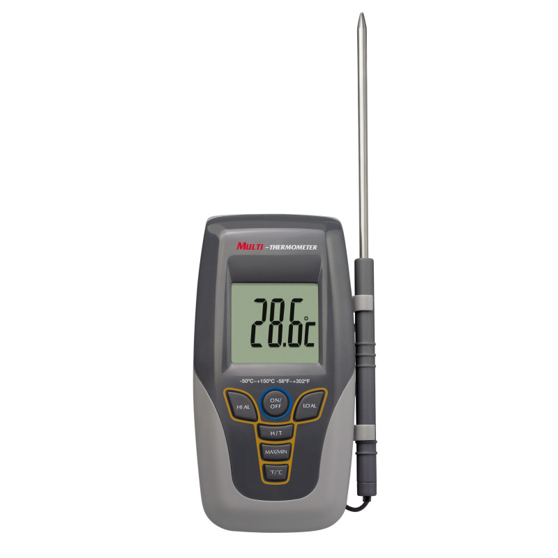 Termometr elektroniczny z alarmem 12x6cm