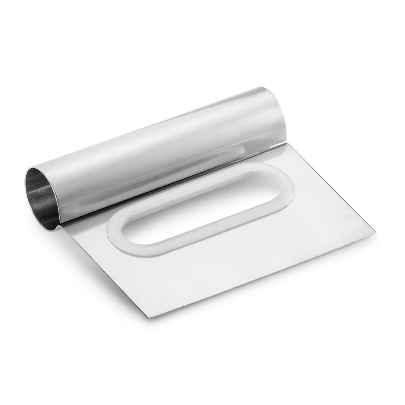 Skrobka metalowa z okrągłym uchwytem 13x11 cm stal nierdzewna Thermohauser