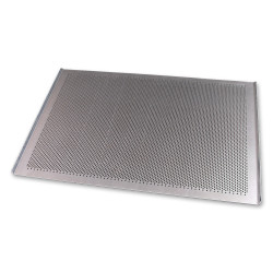 Blacha piekarnicza PERFOROWANA 78x58 cm 2 ranty Aluminium grubość 2 mm