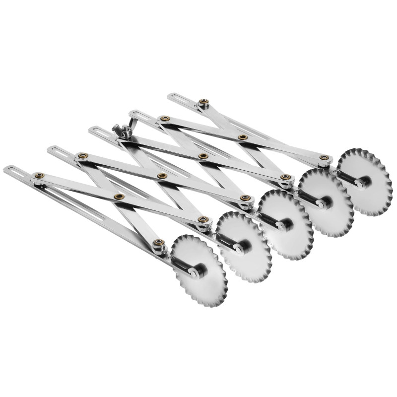 Krajacz do ciasta 50 cm Emil Schmidt z falistym stalowym ost