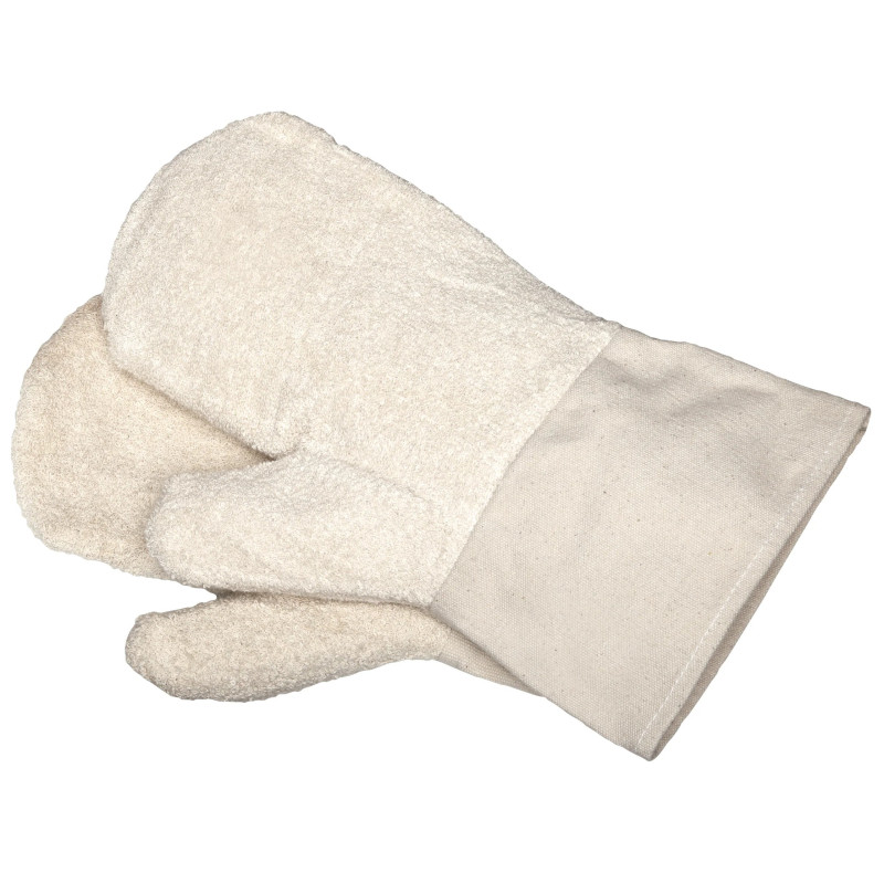 Rękawice piekarnicze bawełniane Emil Schmidt 40 cm z przedłu