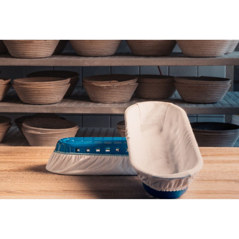 Pokrowiec Plachetky na owalny koszyk do garowania 30,5x13 cm