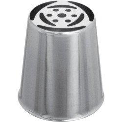 Tylka do dekoracji 3D TULIPAN 5 płatków płaskich Ø23 mm stal nierdzewna