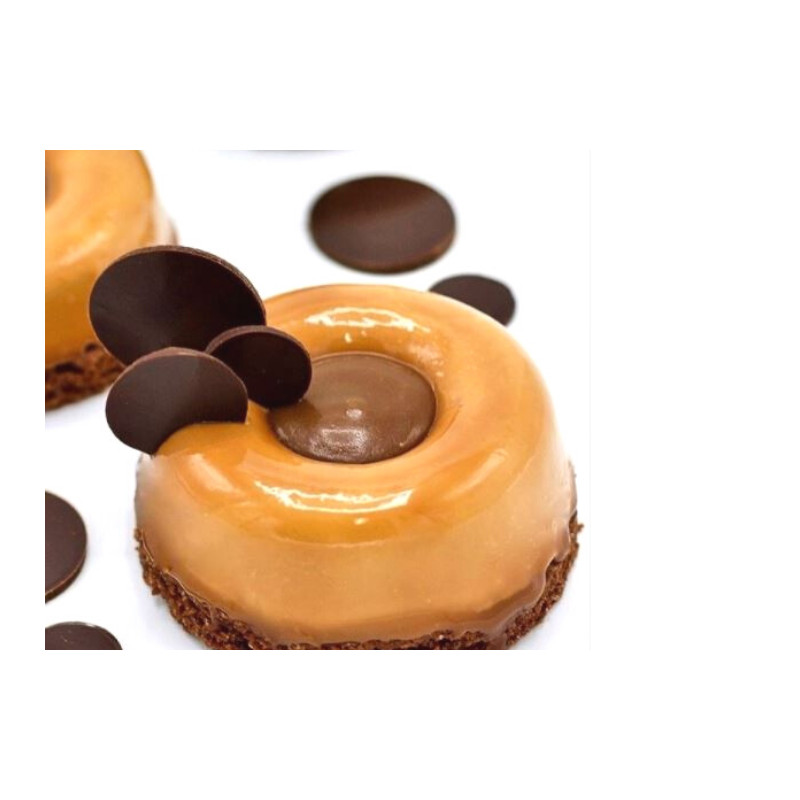 Forma silikonowa SILMAE mini savarin okrągły detal gniazda