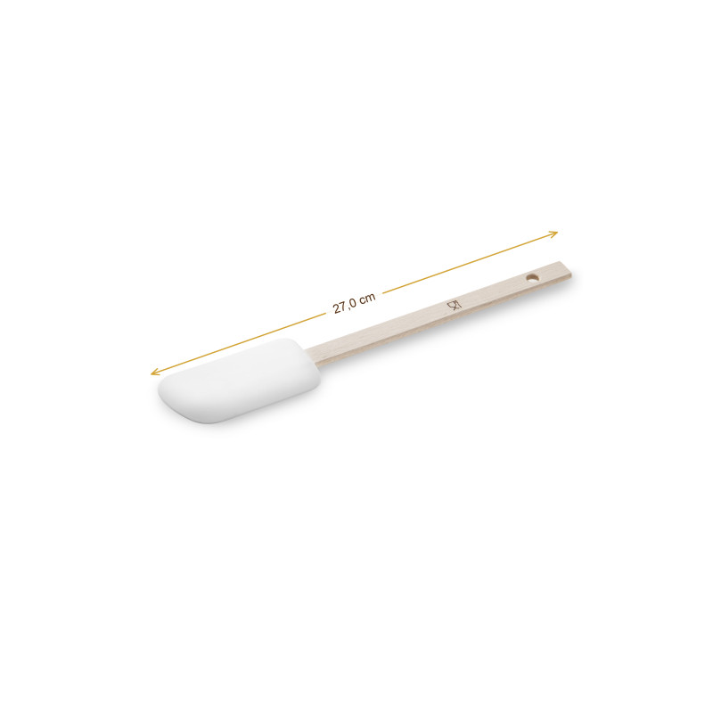 Wymiary produktu — Łopatka kauczukowa rączka z drewniana dł. 27 cm, SKU TH5000247011