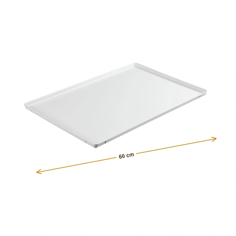 Wymiary produktu — Taca biała 60.0x40.0x1,7 cm z melaminy, SKU TH3000243891