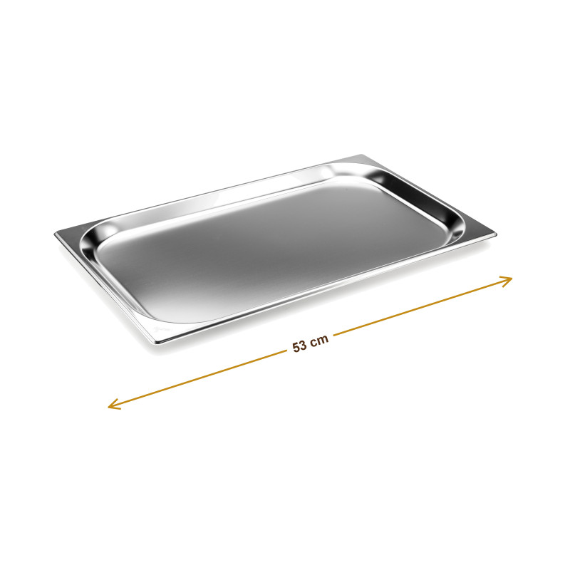 Wymiary produktu — Pojemnik GN 1/1 głębokość 20 mm bez uchwytów, SKU TH8300055292