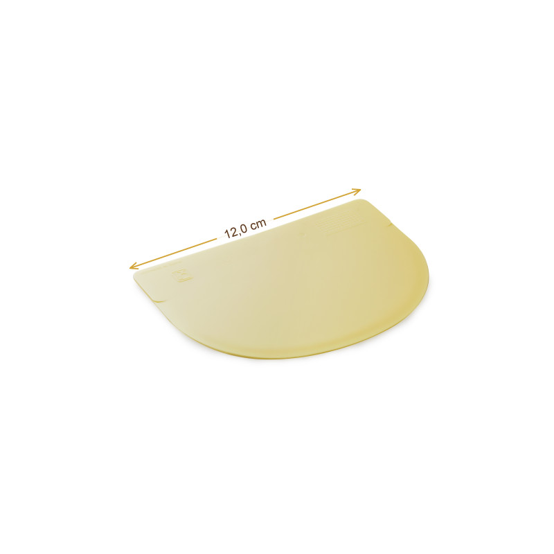 Wymiary produktu — Skrobka z tworzywa 12,0 x 8,8 cm, SKU TH3000237133