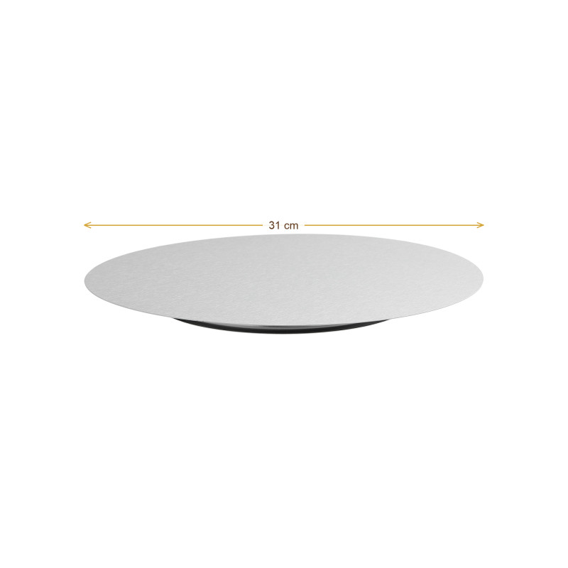 Wymiary produktu — Patera do tortów okrągła Ø31,0 cm stal nierdzewna, SKU TH5000168515