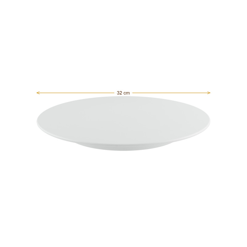 Wymiary produktu — Patera do tortów okrągła Ø32,0 cm z melaminy, SKU TH5000243021