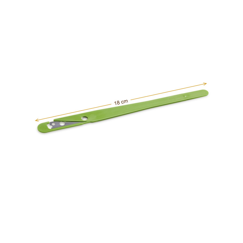 Wymiary produktu — Nóż do nacinania ciasta zielony 18,0 cm z tworzywa Thermohauser, SKU TH8300018298
