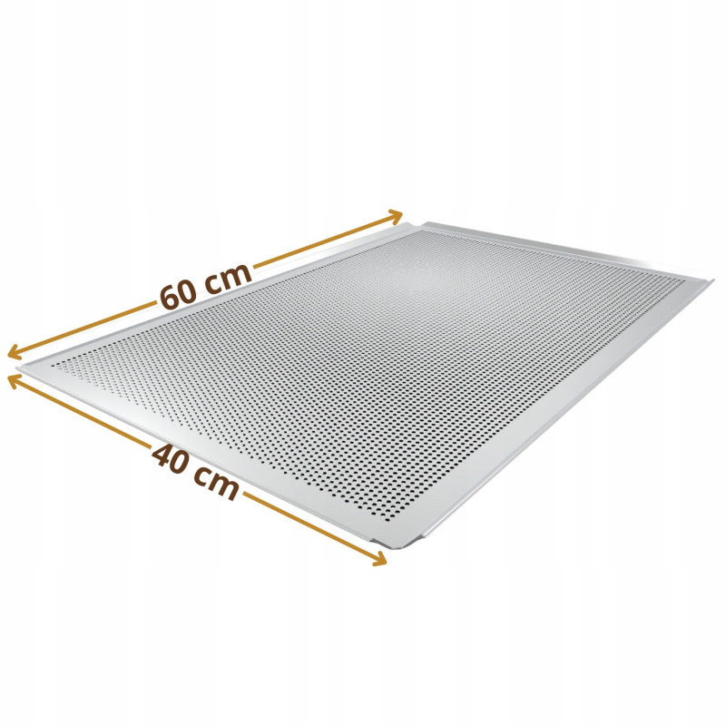 Blacha 4-rantowa aluminium perforowana gastronomia